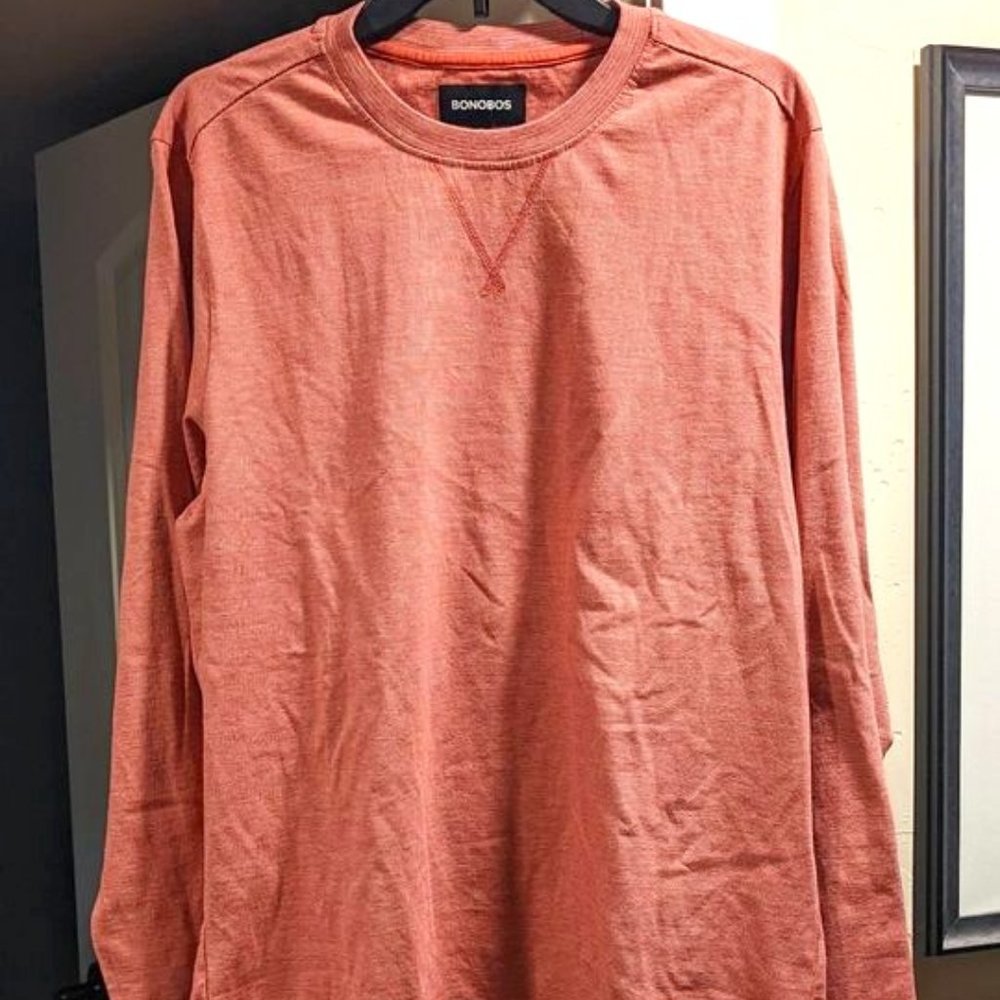 Bonobos long sleeve shirt, men's size M